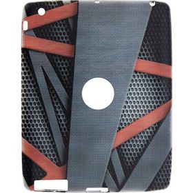 Gogo Accessories iPad 3.Nesil Model D Seritler Baskılı Silikon Kılıf
