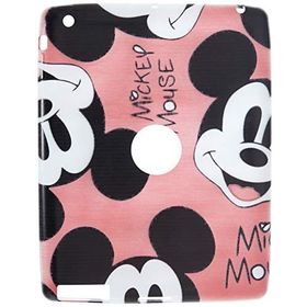 Gogo Accessories iPad 3.Nesil Model Gulen Mikiler Baskılı Silikon Kılıf