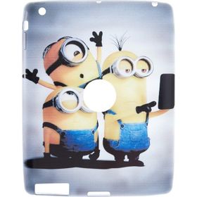 Gogo Accessories iPad 3.Nesil Model Minion Baskılı Silikon Kılıf