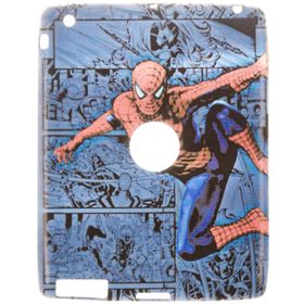 Gogo Accessories iPad 3.Nesil Model Orumcek Adam Desenli Baskılı Silikon Kılıf