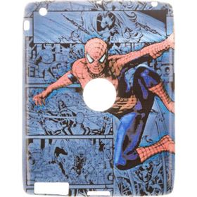 Gogo Accessories iPad 3.Nesil Model Orumcek Adam Desenli Baskılı Silikon Kılıf