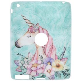 Gogo Accessories iPad 3.Nesil Model Unicorn Baskılı Silikon Kılıf