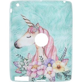 Gogo Accessories iPad 3.Nesil Model Unicorn Baskılı Silikon Kılıf
