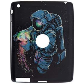 Gogo Accessories iPad 4 Nesil Model Astronot Baskılı Silikon Kılıf