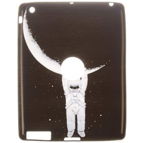 Gogo Accessories iPad 4 Nesil Model Ayi Tutan Adam Baskılı Silikon Kılıf