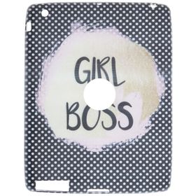 Gogo Accessories iPad 4 Nesil Model Boss Baskılı Silikon Kılıf