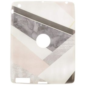 Gogo Accessories iPad 4 Nesil Model Cizgili Desen Baskılı Silikon Kılıf
