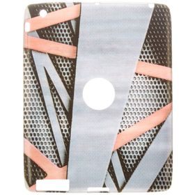 Gogo Accessories iPad 4 Nesil Model D Seritler Baskılı Silikon Kılıf