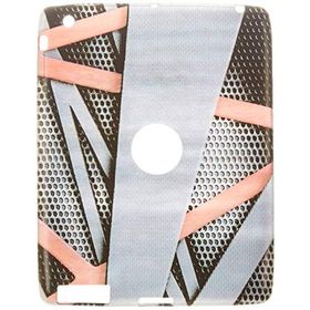 Gogo Accessories iPad 4 Nesil Model D Seritler Baskılı Silikon Kılıf