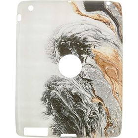 Gogo Accessories iPad 4 Nesil Model Dalgali Ebru Baskılı Silikon Kılıf