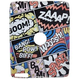 Gogo Accessories iPad 4 Nesil Model Karikatur Baskılı Silikon Kılıf