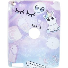 Gogo Accessories iPad 4 Nesil Model Omg Baskılı Silikon Kılıf