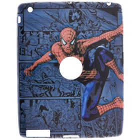 Gogo Accessories iPad 4 Nesil Model Orumcek Adam Desenli Baskılı Silikon Kılıf