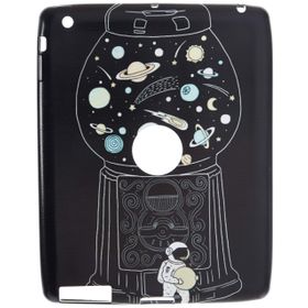 Gogo Accessories iPad 4 Nesil Model Yalniz Astronot Baskılı Silikon Kılıf