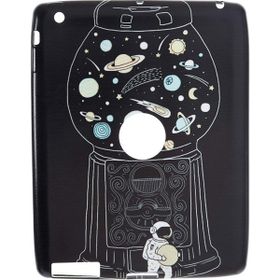 Gogo Accessories iPad 4 Nesil Model Yalniz Astronot Baskılı Silikon Kılıf