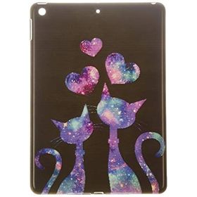 Gogo Accessories iPad 5. nesil Model Asik Kediler Baskılı Silikon Kılıf