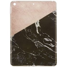 Gogo Accessories iPad 5. nesil Model Iki Renkli Mermer Desenli Baskılı Desenli Silikon Kılıf