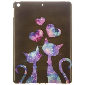 Gogo Accessories iPad 6. nesil Model Asik Kediler Baskılı Silikon Kılıf