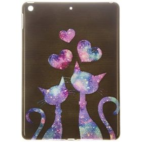 Gogo Accessories iPad 6. nesil Model Asik Kediler Baskılı Silikon Kılıf