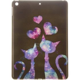 Gogo Accessories iPad 6. nesil Model Asik Kediler Baskılı Silikon Kılıf