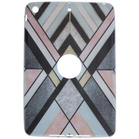 Gogo Accessories iPad mini 2 Nesil Model Renkli Uzun Seritli Baskılı Silikon Kılıf