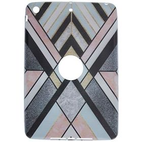 Gogo Accessories iPad mini 2 Nesil Model Renkli Uzun Seritli Baskılı Silikon Kılıf