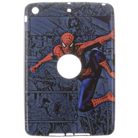 Gogo Accessories iPad mini 3.Nesil Model Orumcek Adam Desenli Baskılı Silikon Kılıf