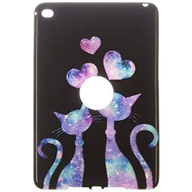 Gogo Accessories iPad mini 4. nesil Model Asik Kediler Baskılı Silikon Kılıf