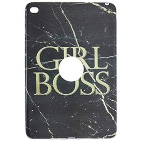 Gogo Accessories iPad mini 4. nesil Model Mermer Desenli Boss Baskılı Silikon Kılıf