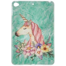 Gogo Accessories İPad mini 5 Model Unicorn Baskılı Silikon Kılıf