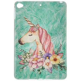 Gogo Accessories İPad mini 5 Model Unicorn Baskılı Silikon Kılıf