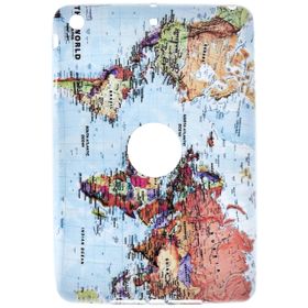 Gogo Accessories iPad mini Model Dunya Haritasi Baskılı Silikon Kılıf