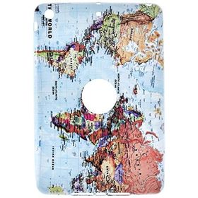Gogo Accessories iPad mini Model Dunya Haritasi Baskılı Silikon Kılıf
