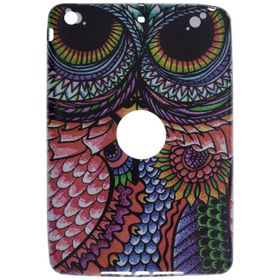 Gogo Accessories iPad mini Model Renkli Baykus Baskılı Silikon Kılıf