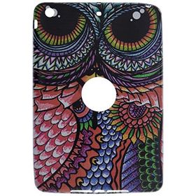 Gogo Accessories iPad mini Model Renkli Baykus Baskılı Silikon Kılıf