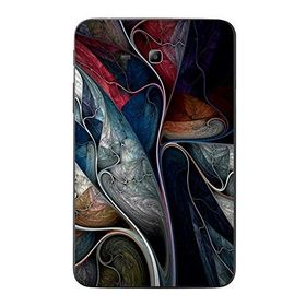 Gogo Accessories Samsung Galaxy Tab ile Uyumlu 3 Lite T110 T113 T116 3D Dünya Desen Baskılı Silikon Kılıf