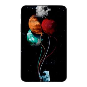 Gogo Accessories Samsung Galaxy Tab ile Uyumlu 3 Lite T110 T113 T116 Astronot Baskılı Silikon Kılıf