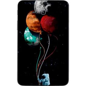 Gogo Accessories Samsung Galaxy Tab ile Uyumlu 3 Lite T110 T113 T116 Astronot Baskılı Silikon Kılıf