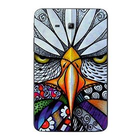 Gogo Accessories Samsung Galaxy Tab ile Uyumlu 3 Lite T110 T113 T116 Baykuş Baskılı Silikon Kılıf
