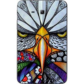 Gogo Accessories Samsung Galaxy Tab ile Uyumlu 3 Lite T110 T113 T116 Baykuş Baskılı Silikon Kılıf
