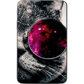 Gogo Accessories Samsung Galaxy Tab ile Uyumlu 3 Lite T110 T113 T116 Kedi Baskılı Silikon Kılıf