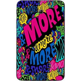 Gogo Accessories Samsung Galaxy Tab ile Uyumlu 3 Lite T110 T113 T116 More Baskılı Silikon Kılıf
