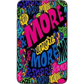 Gogo Accessories Samsung Galaxy Tab ile Uyumlu 3 Lite T110 T113 T116 More Baskılı Silikon Kılıf