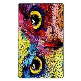Gogo Accessories Samsung Galaxy Tab ile Uyumlu A 2019 SM-T510 SM-T517 Renkli Baykuş Baskılı Silikon Kılıf