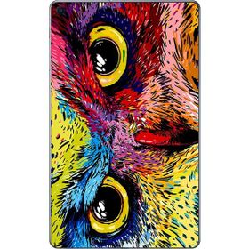 Gogo Accessories Samsung Galaxy Tab ile Uyumlu A 2019 SM-T510 SM-T517 Renkli Baykuş Baskılı Silikon Kılıf