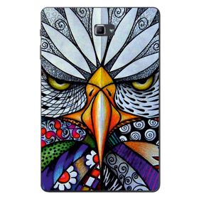 Gogo Accessories Samsung Galaxy Tab ile Uyumlu A SM-T580 2016 Kılıf Baykuş Baskılı Silikon Kılıf