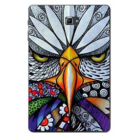 Gogo Accessories Samsung Galaxy Tab ile Uyumlu A SM-T580 2016 Kılıf Baykuş Baskılı Silikon Kılıf