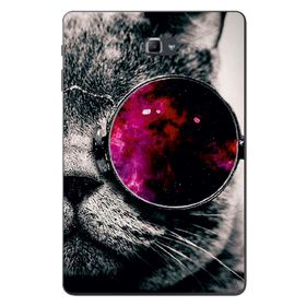Gogo Accessories Samsung Galaxy Tab ile Uyumlu A SM-T580 2016 Kılıf Kedi Baskılı Silikon Kılıf