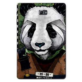 Gogo Accessories Samsung Galaxy Tab ile Uyumlu A SM-T580 2016 Kılıf Panda Baskılı Silikon Kılıf