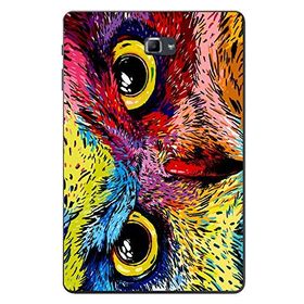 Gogo Accessories Samsung Galaxy Tab ile Uyumlu A SM-T580 2016 Kılıf Renkli Baykuş Baskılı Silikon Kılıf